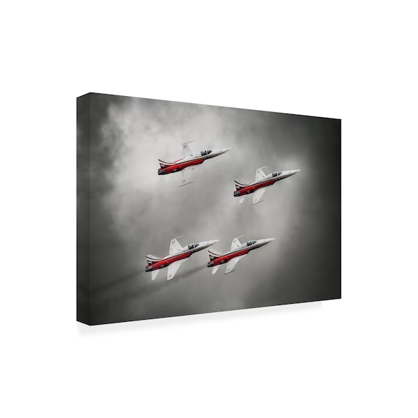 Leon 'Patrouille Suisse' Canvas Art,22x32